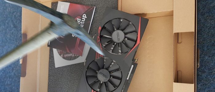 Confused Bitcoin Miner Hits GPU With Pickaxe