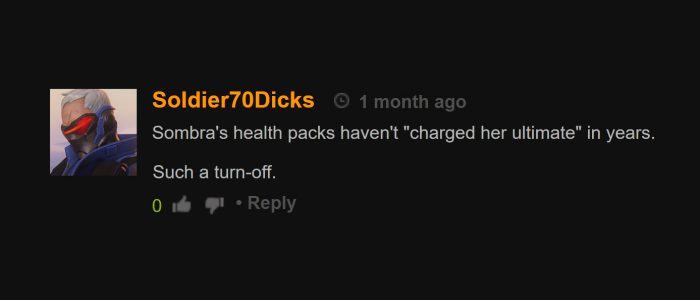 Comments In Overwatch Pornhub Video Really Diving Into Meta